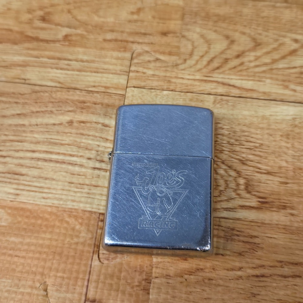 1994 Zippo Chrome Lighter Bradford, PA Camel Smokin' Joe's Racing Needs Work